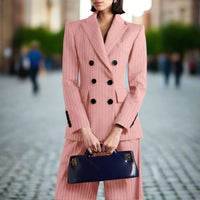 Slim Chic Double Breasted Women Suit Set Women's Suit Luxurious Weddings