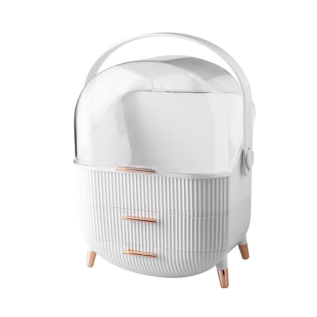 Luxury Desktop Cosmetics Storage Box Dust-proof Makeup Organizer Makeup Organizer Luxurious Weddings