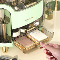 Luxury Desktop Cosmetics Storage Box Dust-proof Makeup Organizer Makeup Organizer Luxurious Weddings