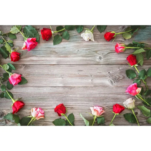 Flower Wooden Wall Product Photography Backdrops for all Special Events Photo Backdrops Luxurious Weddings