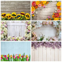 Flower Wooden Wall Product Photography Backdrops for all Special Events Photo Backdrops Luxurious Weddings
