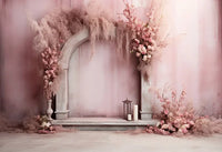 Pink Wedding Floral Backdrops Photography Birthday Decor Photo Background photo backdrop Luxurious Weddings