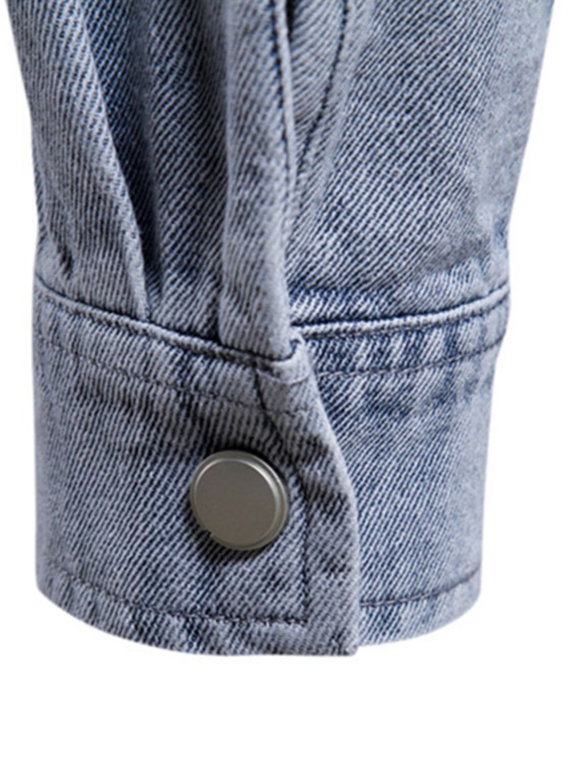 Men's Button Down Chest Pocket Denim Jacket Denim Jacket Luxurious Weddings