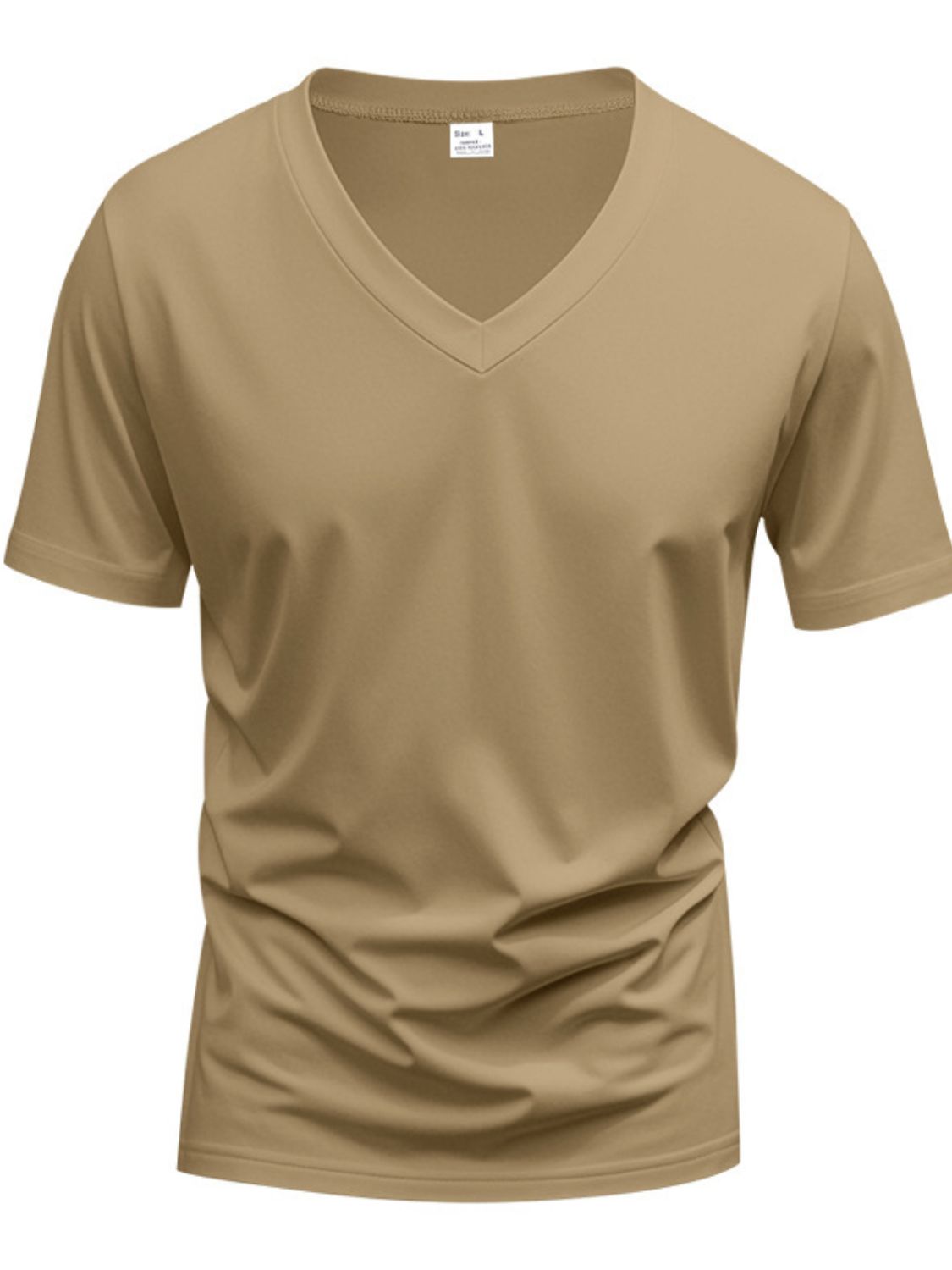 Men's Full Size V-Neck Short Sleeve T-Shirt Plus Size Tshirts Luxurious Weddings