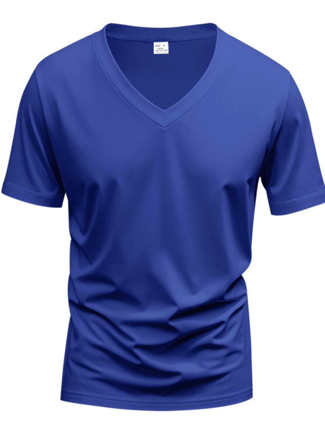 Men's Full Size V-Neck Short Sleeve T-Shirt Plus Size Tshirts Luxurious Weddings