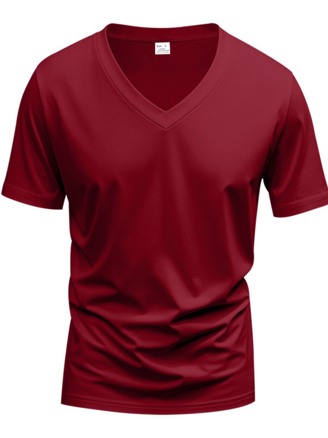 Men's Full Size V-Neck Short Sleeve T-Shirt Plus Size Tshirts Luxurious Weddings