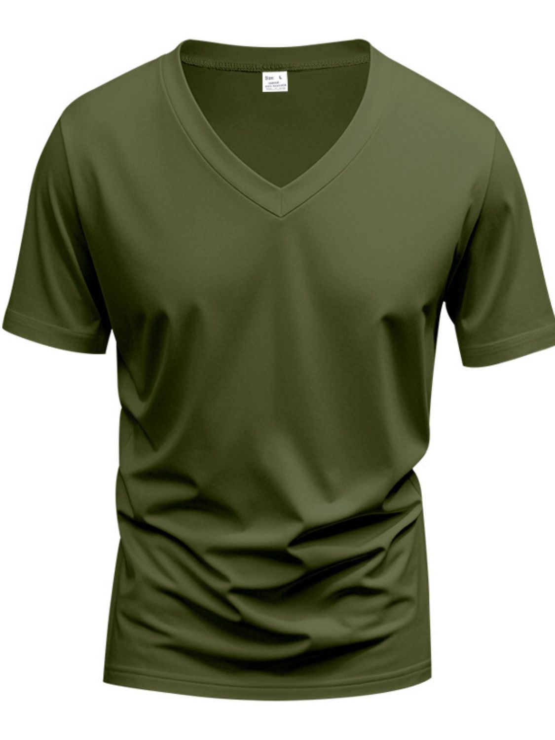 Men's Full Size V-Neck Short Sleeve T-Shirt Plus Size Tshirts Luxurious Weddings