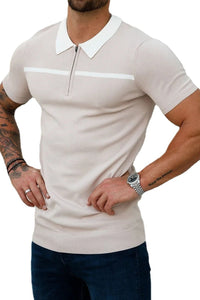 Men's Plus Size Collared Neck Short Sleeve Polo Polo shirt Luxurious Weddings