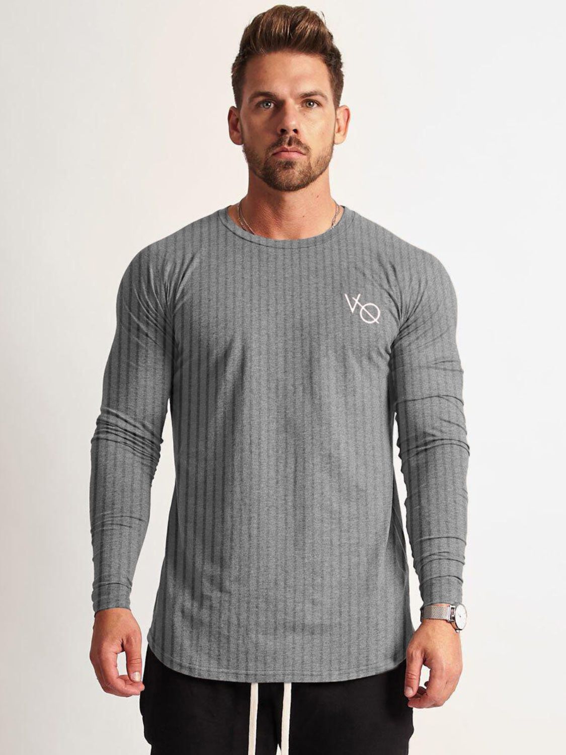 Men's Round Neck Long Sleeve T-Shirt Tshirt Luxurious Weddings