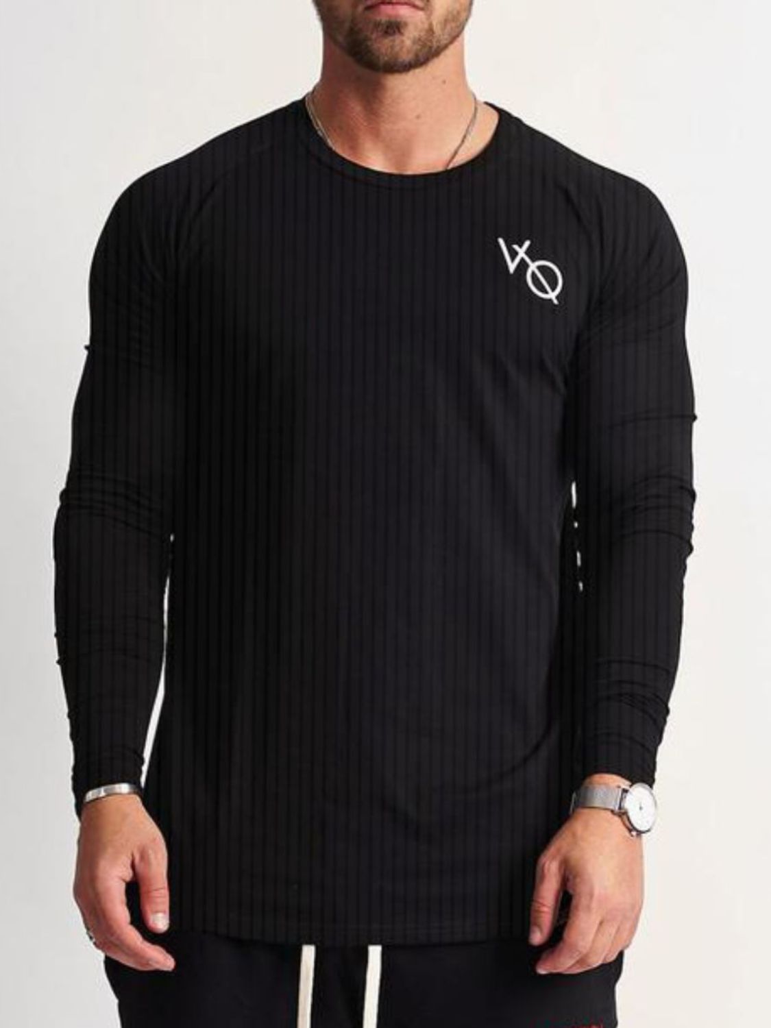 Men's Round Neck Long Sleeve T-Shirt Tshirt Luxurious Weddings