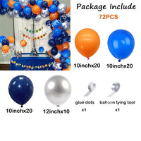 Navy Blue White Balloons Arch Garland Kit Balloon Garlands Luxurious Weddings