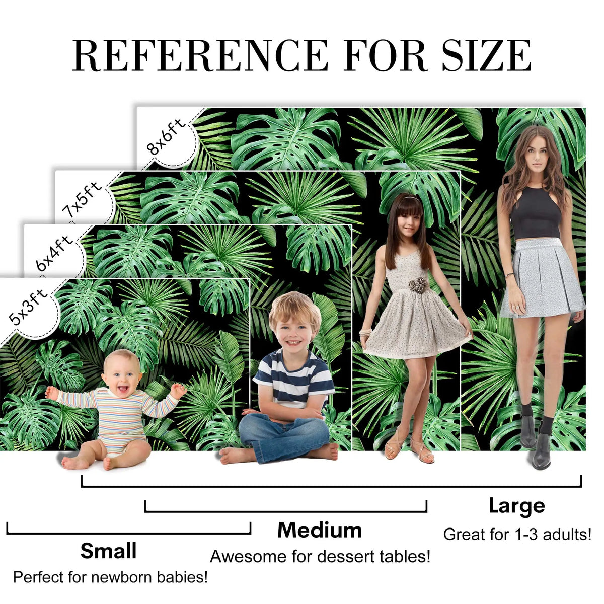 Personalize Wedding Backdrop Green Leaf Color Photography Backdrop Luxurious Weddings