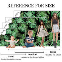 Personalize Wedding Backdrop Green Leaf Color Photography Backdrop Luxurious Weddings