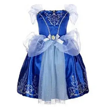 Cartoon Cosplay Snowflake Princess Dress girls dresses Luxurious Weddings