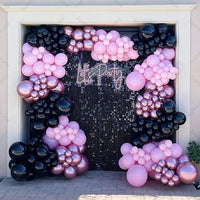 Pink Balloons Garland Arch Kit 151pcs Balloon Garlands Luxurious Weddings