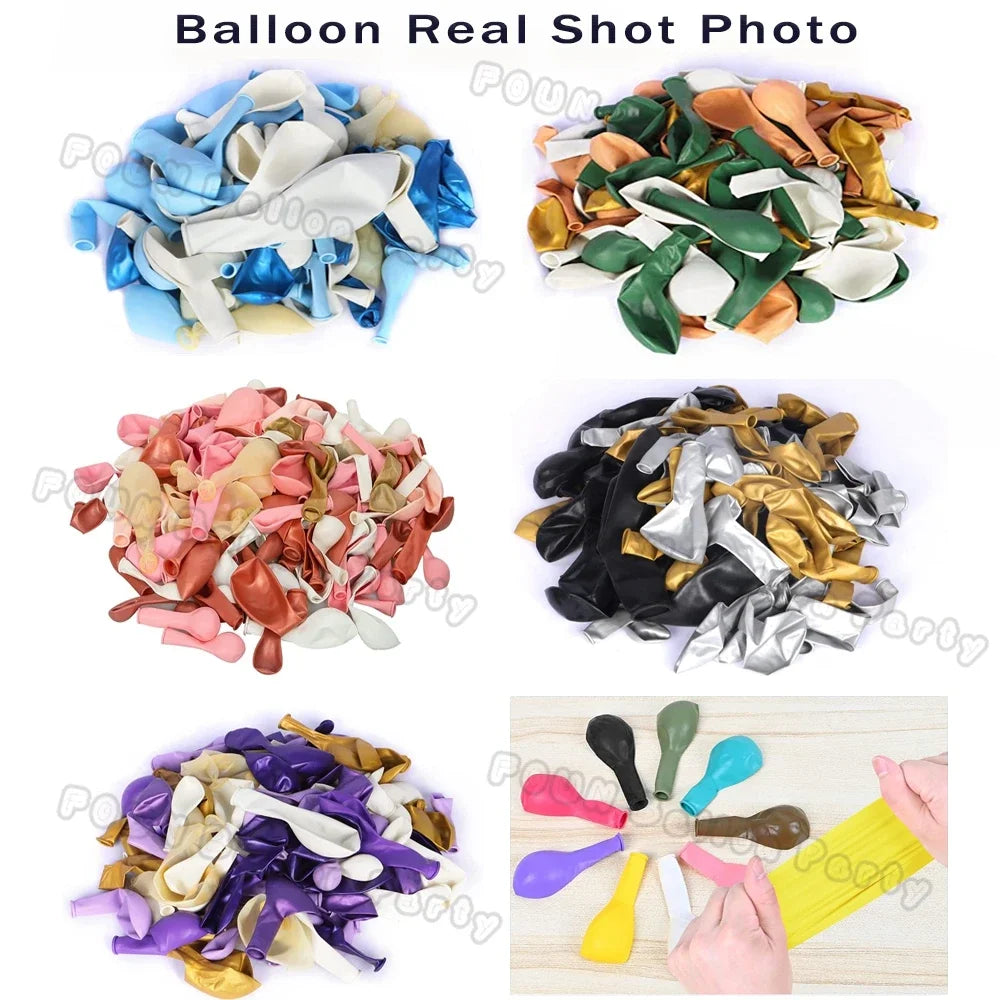 Pink Theme Star Balloons Garland Arch Kit Balloon Garlands Luxurious Weddings