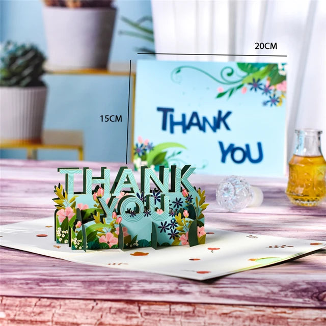 Pop-Up Flower Card Flora 3D Greeting Card Pop Up Card Luxurious Weddings