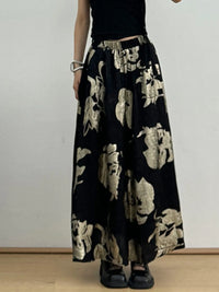 Printed Wide Leg Skirt Luxurious Weddings