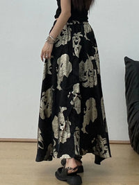 Printed Wide Leg Skirt Luxurious Weddings