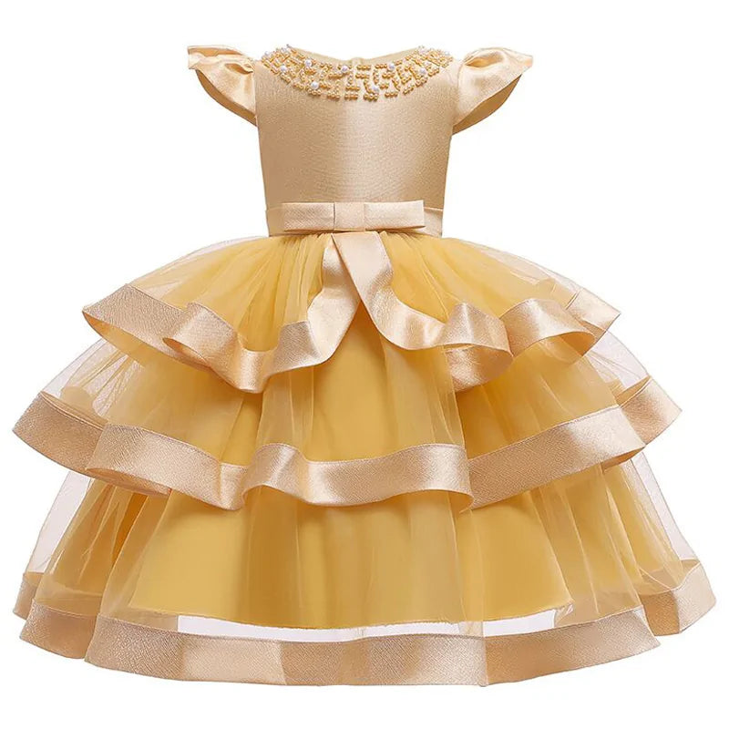 Elegant Tutu Princess Dress girls dresses Luxurious Weddings