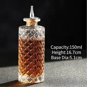 Cocktail Bitters Bottle Vintage Glass decanters Luxurious Weddings