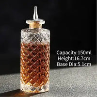 Cocktail Bitters Bottle Vintage Glass decanters Luxurious Weddings