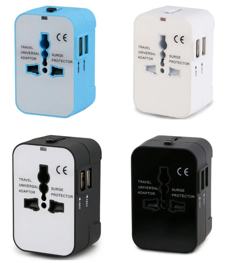 Hot Sale Dual USB Travel Adapter UK to EU Plug Universal Wall Plug Luxurious Weddings