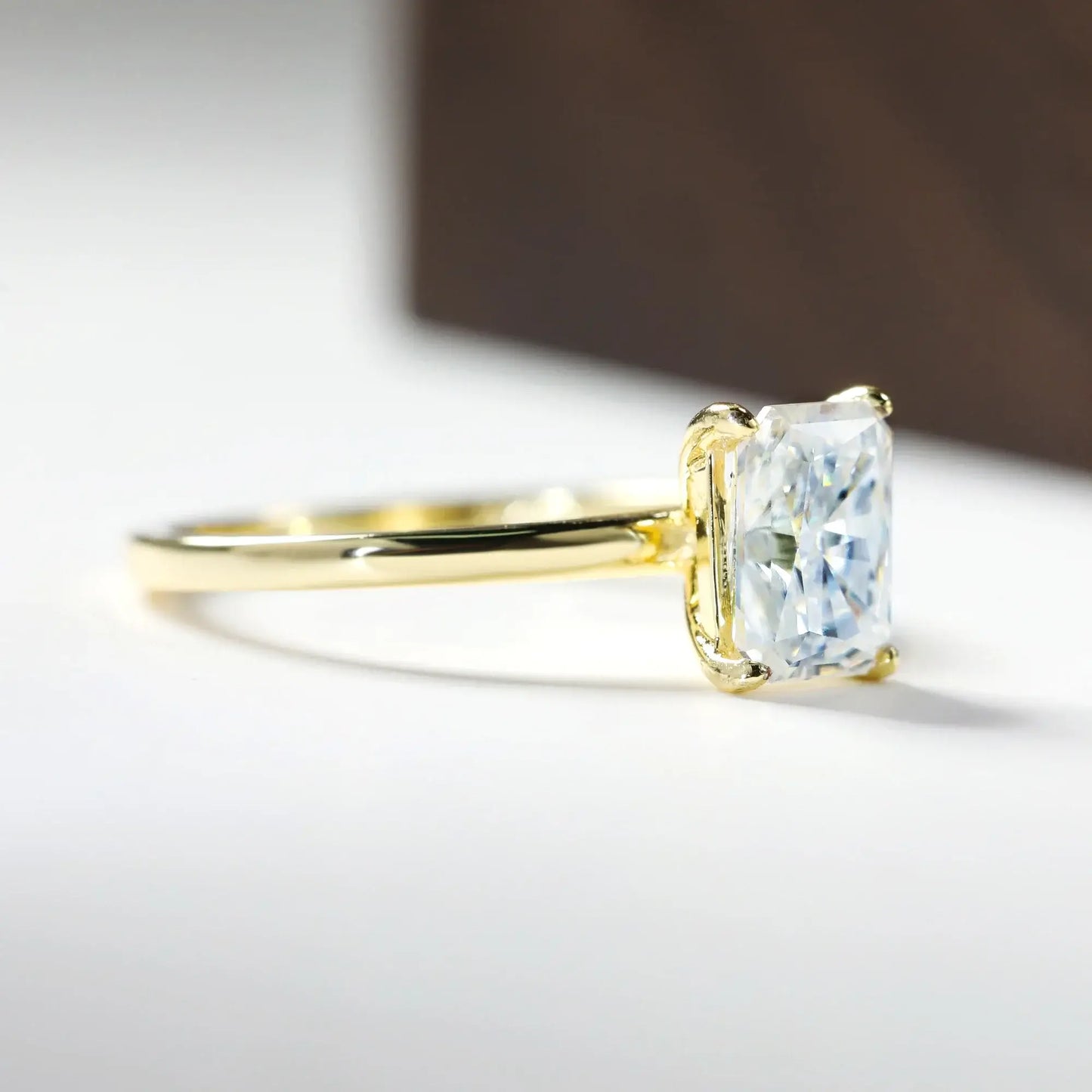 1-3ct Natural Radiant Engagement Ring Jewelry Luxurious Weddings