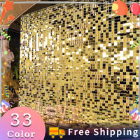 Golden Sequin Panels Backdrops Photography Backgrounds Luxurious Weddings