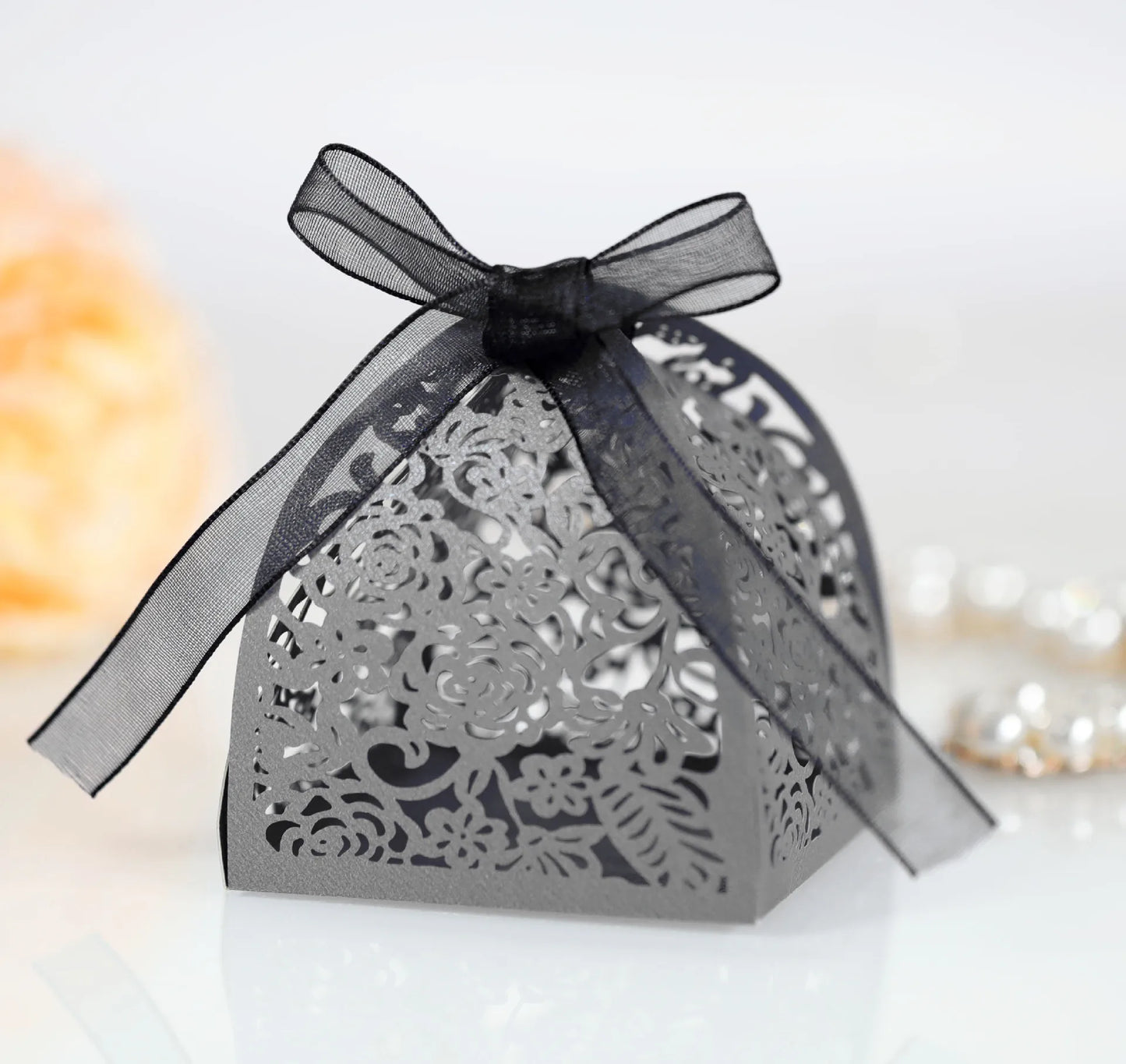 Valentine's Day Candy Boxes with Thank You Tag Party Favors Luxurious Weddings