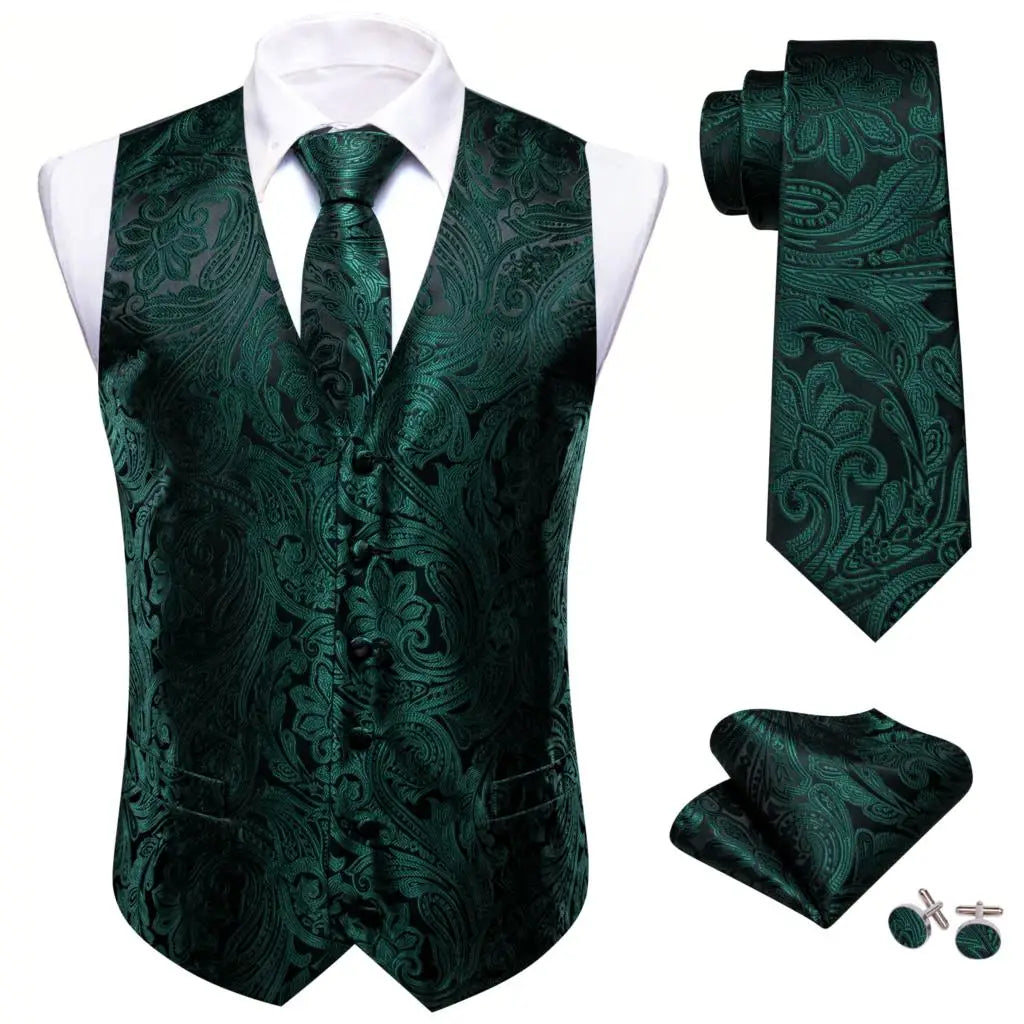 Men's Luxury Waistcoat Set Waistcoats Luxurious Weddings