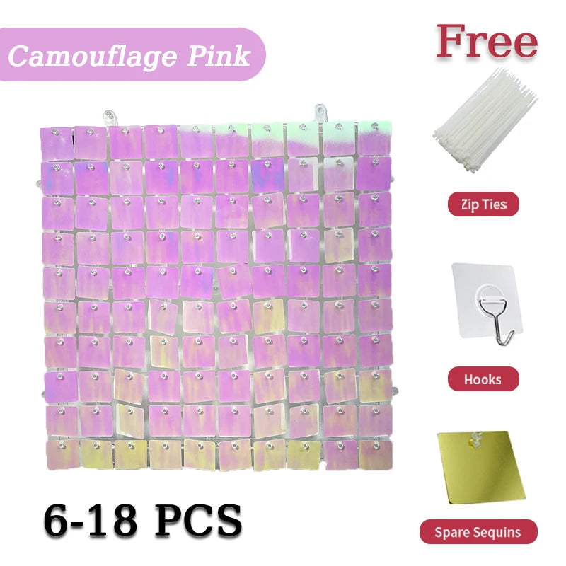 Golden Sequin Panels Backdrops Photography Backgrounds Luxurious Weddings