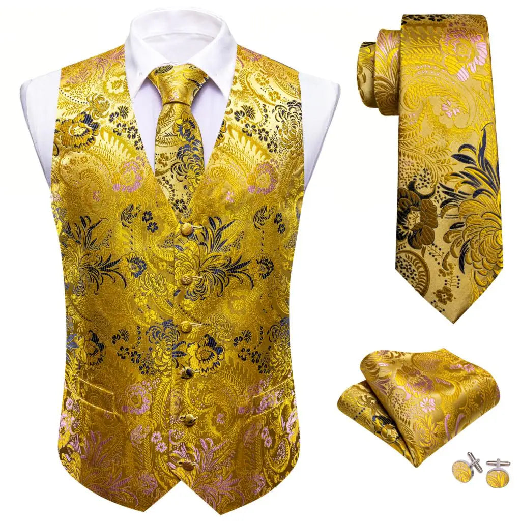 Men's Luxury Waistcoat Set Waistcoats Luxurious Weddings