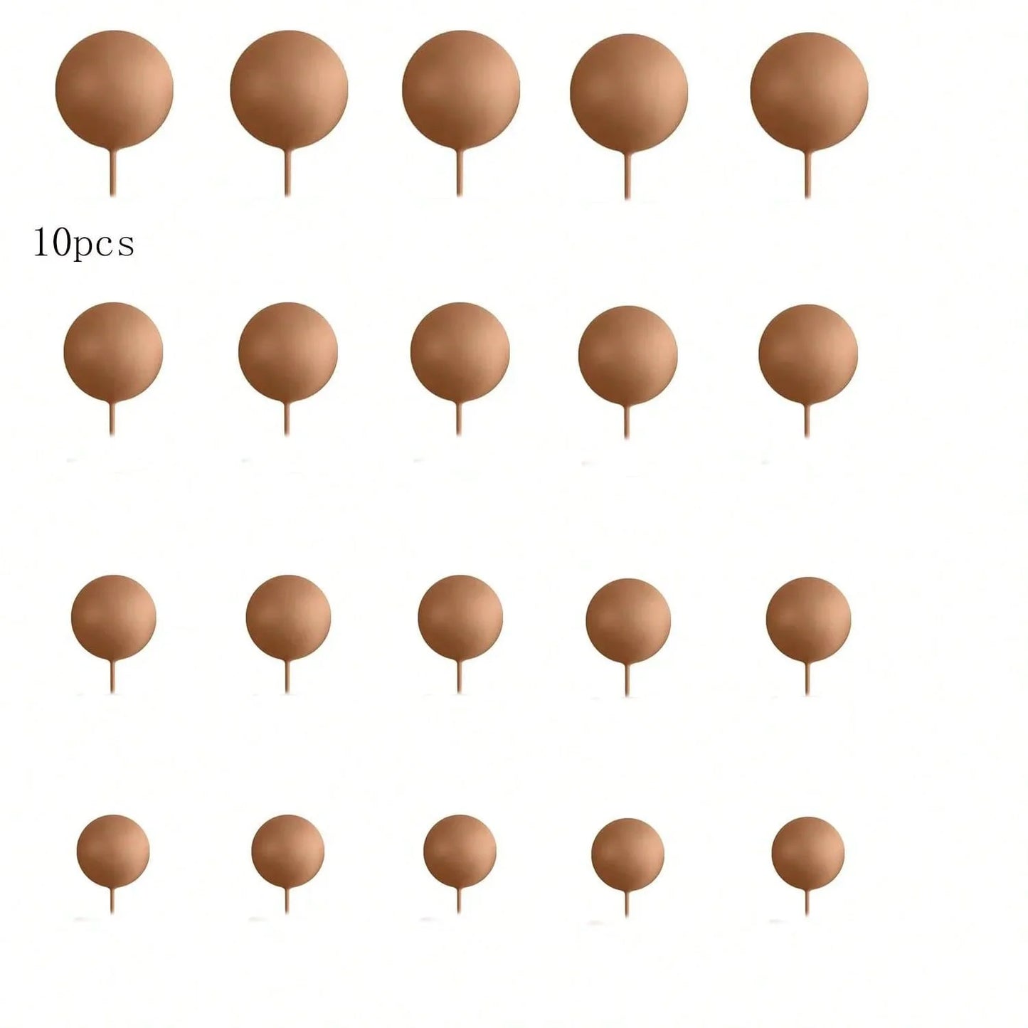Gold Foam Ball Cake Toppers CAKE TOPPERS Luxurious Weddings