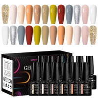 12Pcs Macaron Gel Nail Polish - UV Soak Off Kit nail kits Luxurious Weddings