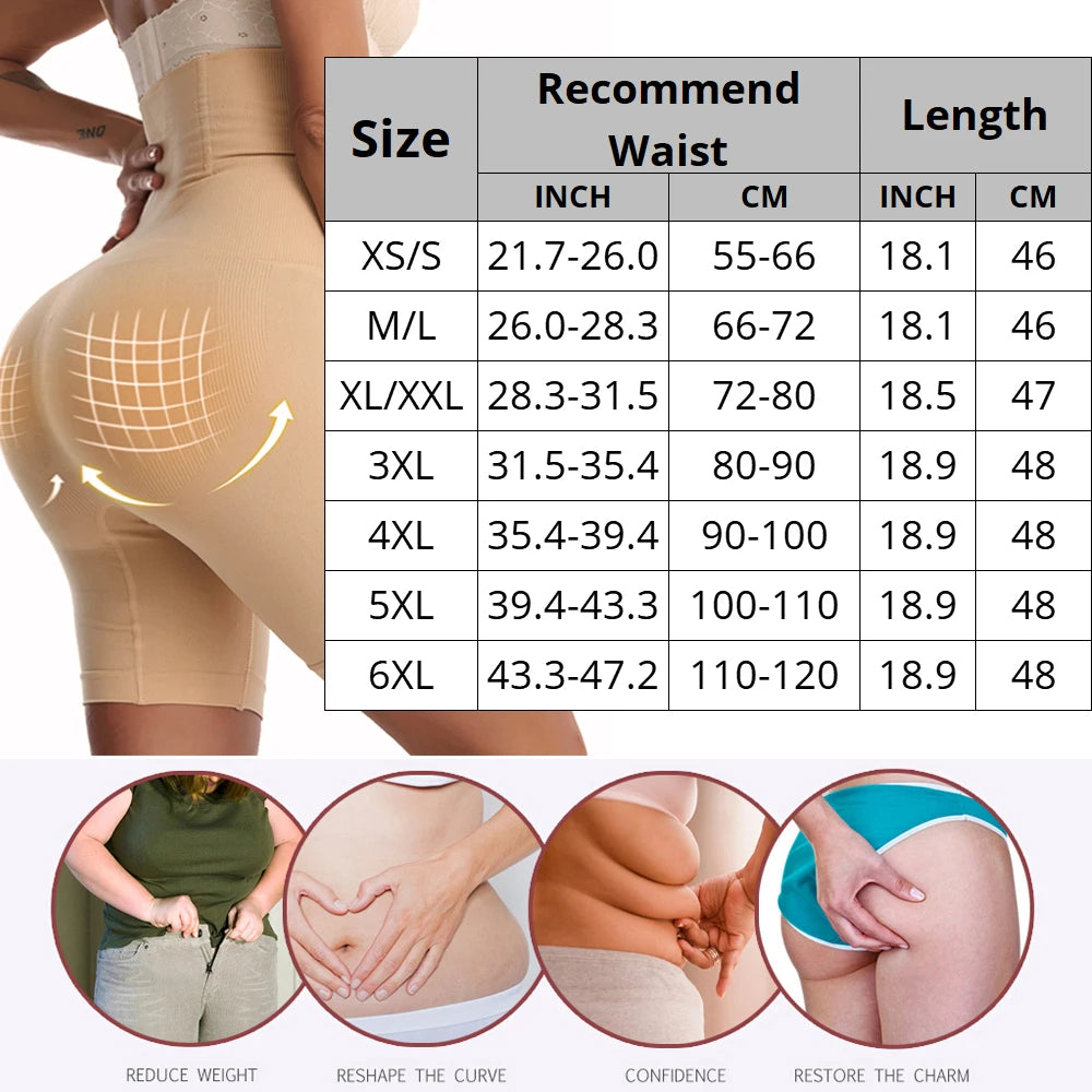 Flawless Figure Shapewear - High Waist Tummy Control Shorts Shapewear Luxurious Weddings
