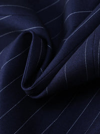 Autumn Winter Ladies Pin Stripe Pant Suit Suit Set Luxurious Weddings