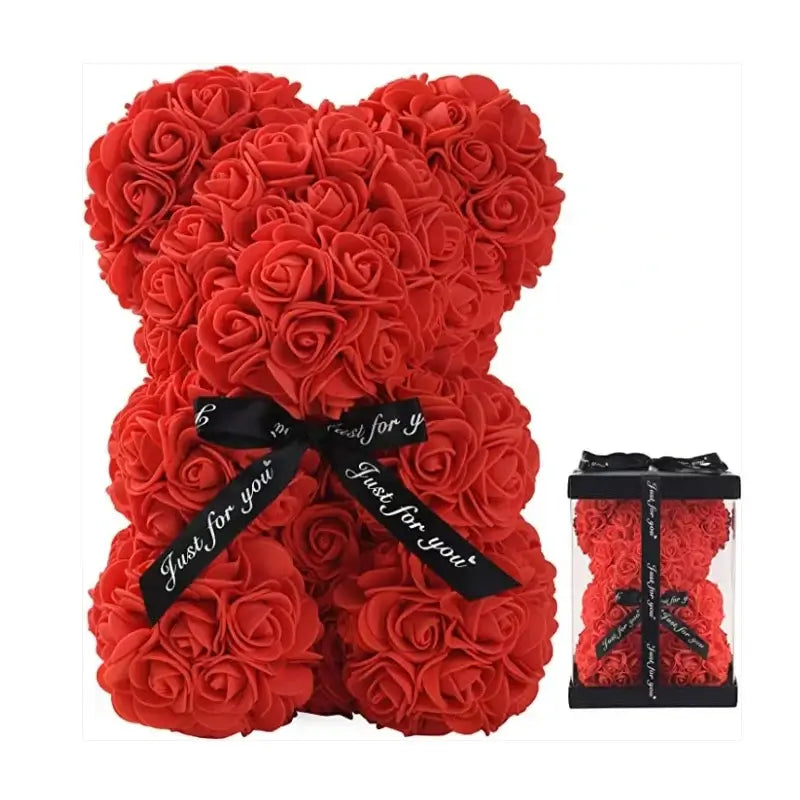 Rose Bear Gift - Perfect for Her this Valentine's Home Decor Luxurious Weddings