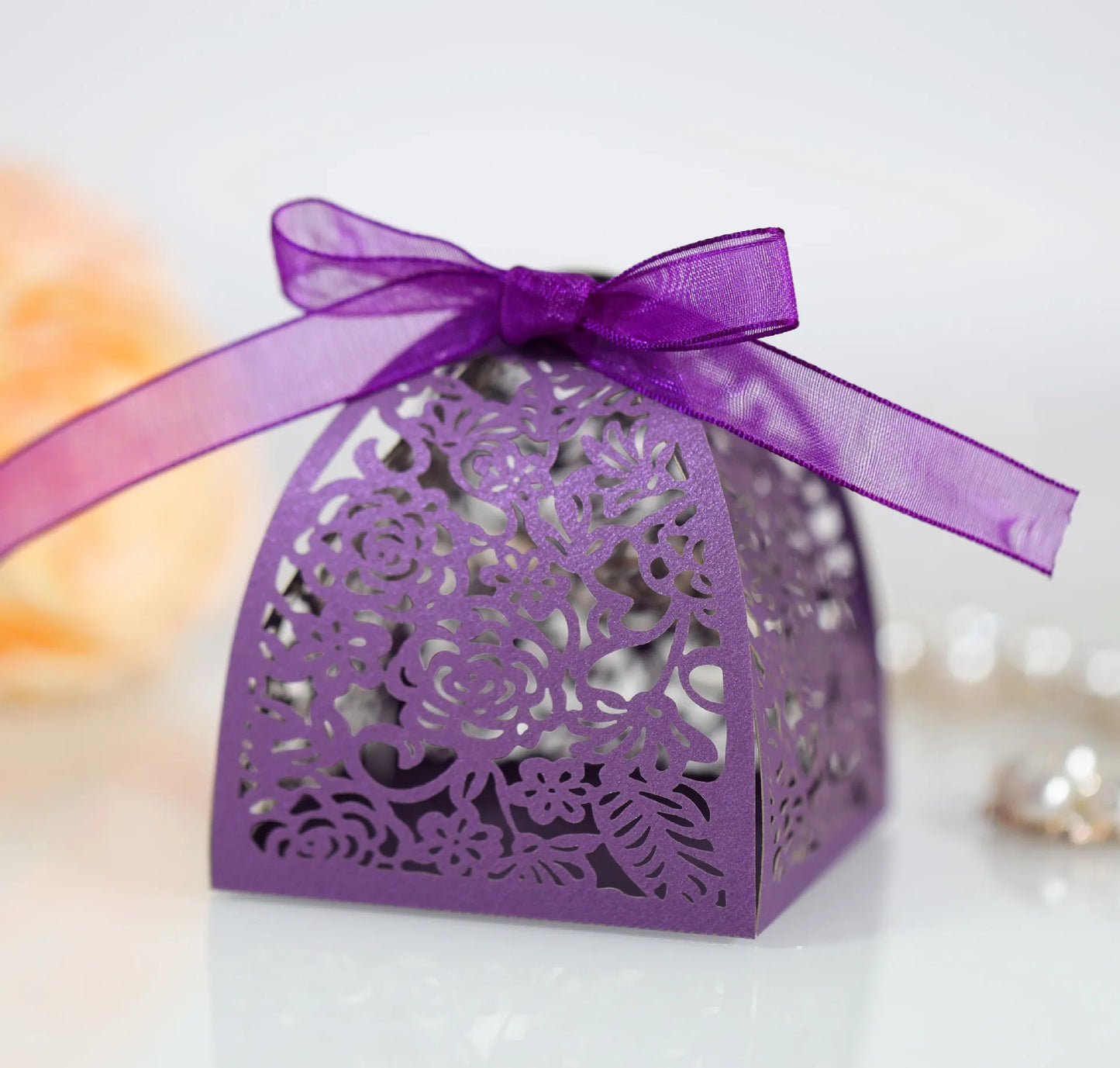 Valentine's Day Candy Boxes with Thank You Tag Party Favors Luxurious Weddings