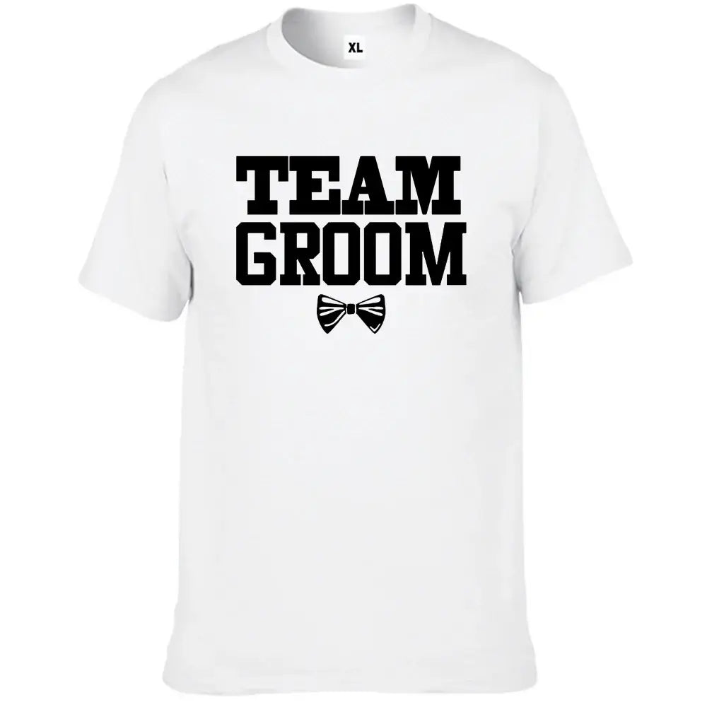 Team Groom T-Shirt for Wedding Party Fun Luxurious Weddings