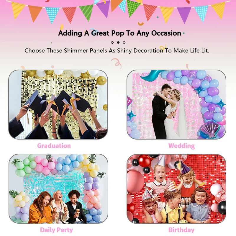 Golden Sequin Panels Backdrops Photography Backgrounds Luxurious Weddings