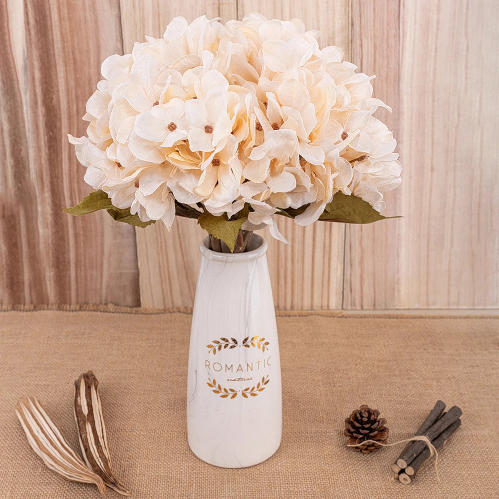 High Quality Artificial Hydrangea Silk Bouquet artificial Hydrangeas Luxurious Weddings
