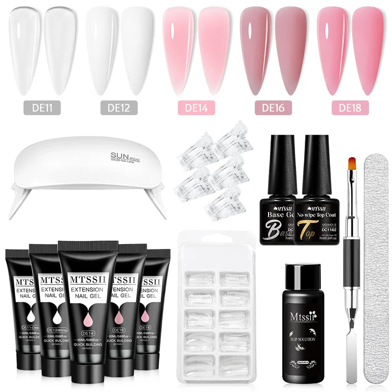 20m Premium Nail Extension Gel Set nail kits Luxurious Weddings