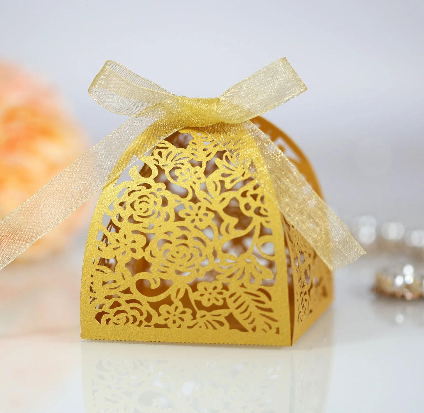 Valentine's Day Candy Boxes with Thank You Tag Party Favors Luxurious Weddings