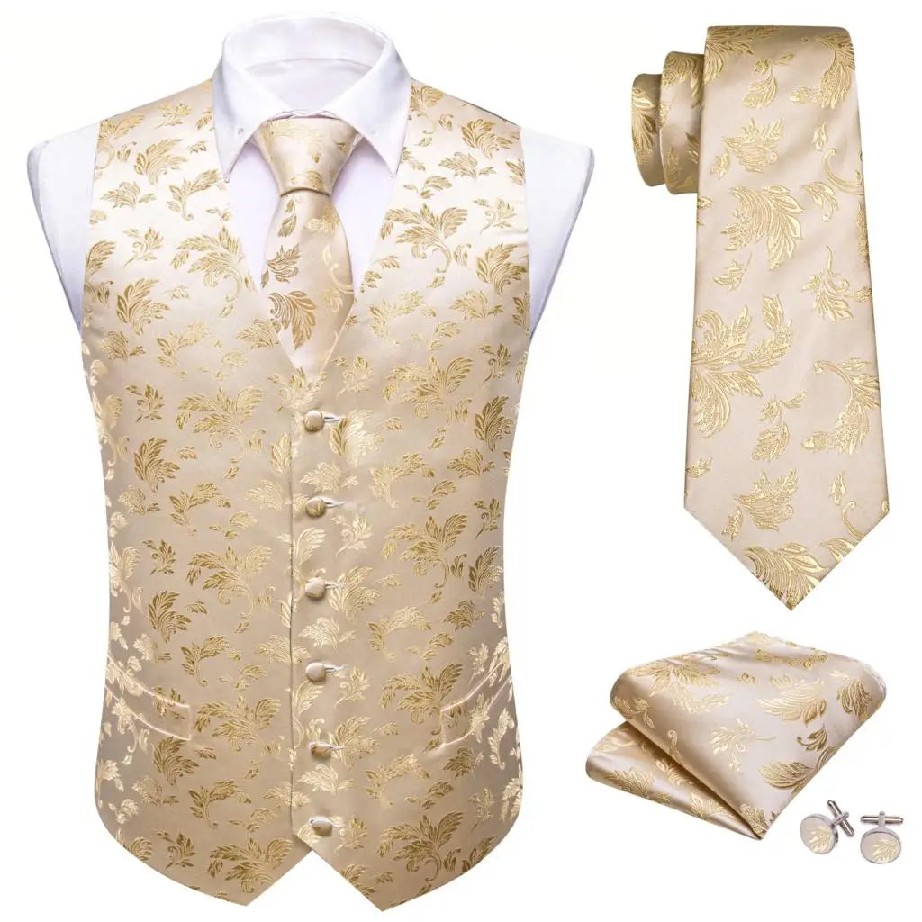 Men's Luxury Waistcoat Set Waistcoats Luxurious Weddings