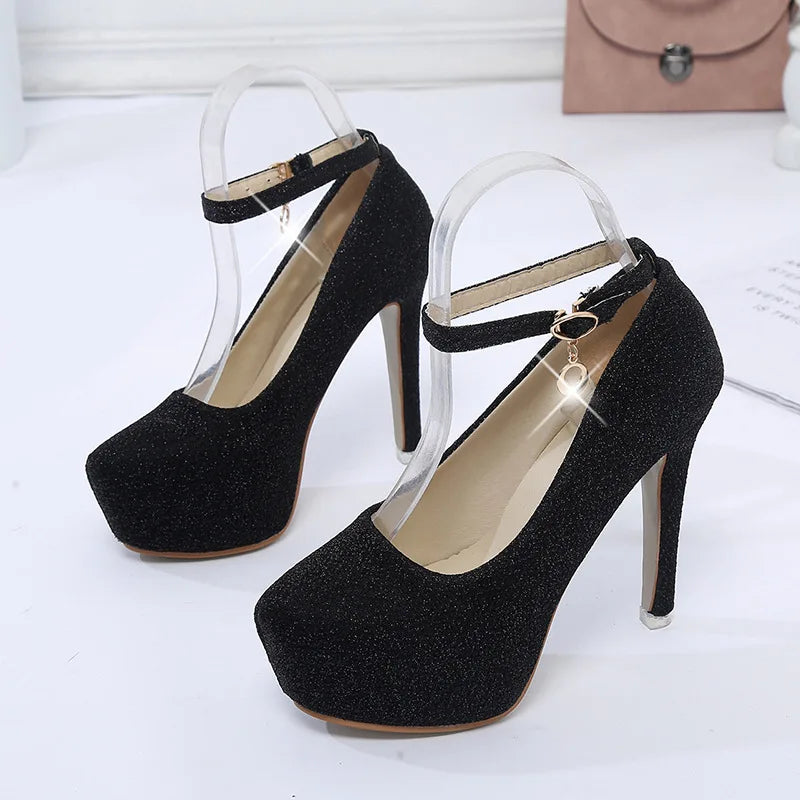 Stunning High Heel Wedding Shoes for Brides - 12cm Platform, Bridal heels Luxurious Weddings