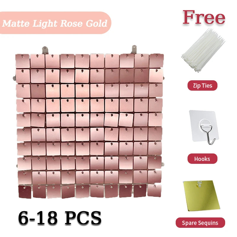 Golden Sequin Panels Backdrops Photography Backgrounds Luxurious Weddings