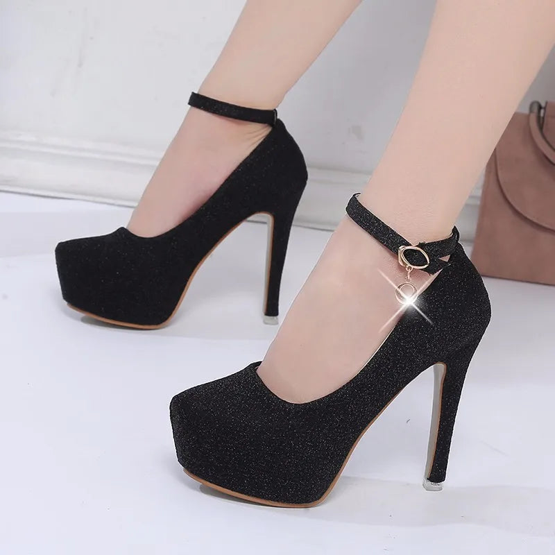 Stunning High Heel Wedding Shoes for Brides - 12cm Platform, Bridal heels Luxurious Weddings