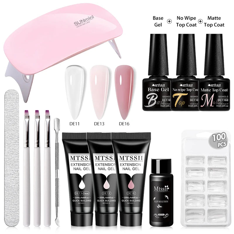 20m Premium Nail Extension Gel Set nail kits Luxurious Weddings