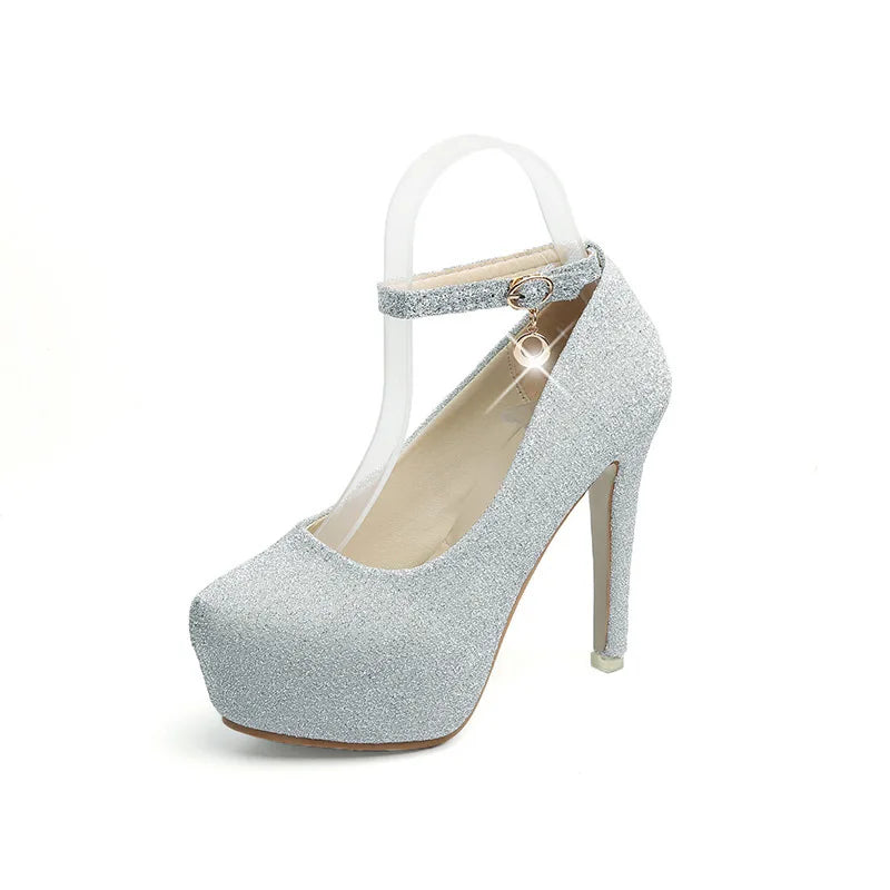 Stunning High Heel Wedding Shoes for Brides - 12cm Platform, Bridal heels Luxurious Weddings
